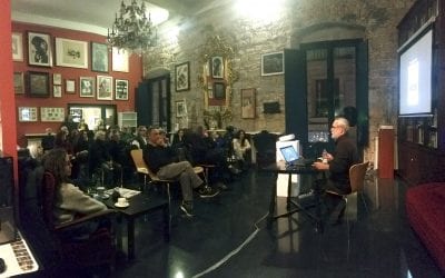 Fototertúlia Tresors fotogràfics mercat dels Encants per Artur Cañigueral. 11/12/2017