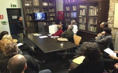 Fototertúlia Projecció de fotografies d’en Rossend Torras i Història i biografia de Jesús San Emeterio Martínez a càrrec de Francesc Sans i Lourdes Escardivol